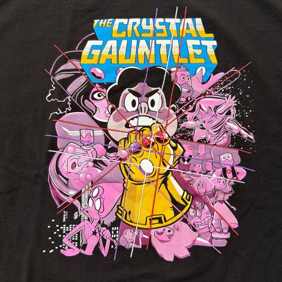Steven Universe The Crystal Gauntlet T-Shirt Size L - Picture 2 of 4